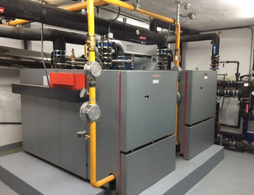 Renovación de sala de calderas comunitaria en Villava.